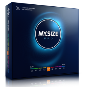 MY SIZE - PRO CONDOMS 57 MM 36 UNITS