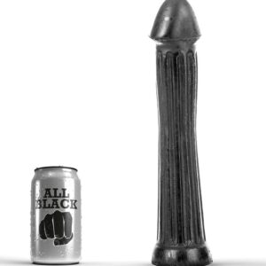 ALL BLACK - PLUG DILDO 31 CM