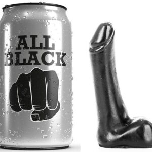 ALL BLACK - DILDO 9 CM