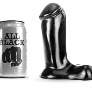 ALL BLACK - DILDO REALISTIC 14 CM