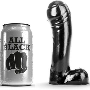 ALL BLACK - DILDO BLACK 15 CM