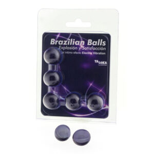 TALOKA - 5 BRAZILIAN BALLS ELECTRIC VIBRATING EFFECT EXCITING GEL