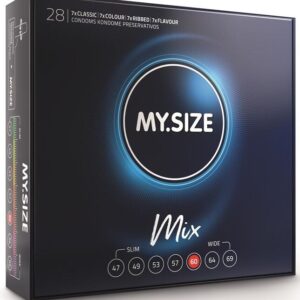 MY SIZE - MIX CONDOMS 60 MM 28 UNITS