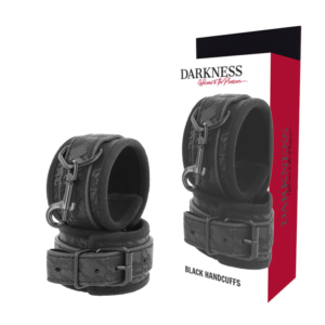 DARKNESS - LUXE BLACK BDSM HANDCUFFS