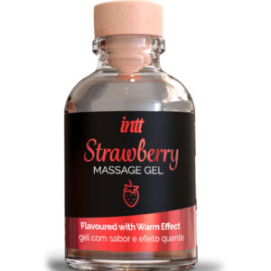 INTT MASSAGE & ORAL SEX - HOT EFFECT STRAWBERRY FLAVOR MASSAGE GEL