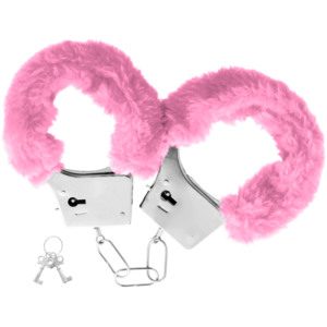 OHMAMA - PLEASURE FURRY HANDCUFFS PINK