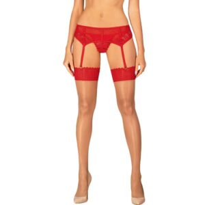 OBSESSIVE - INGRIDIA STOCKINGS RED XL/XXL