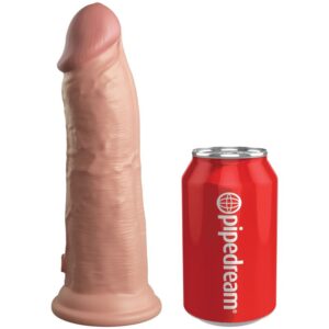 KING COCK - ELITE REALISTIC DILDO VIBRATING & SILICONE 20.3 CM