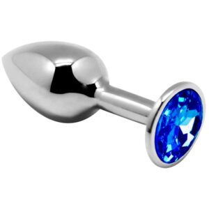 ALIVE - ANAL PLEASURE MINI PLUG METAL BLUE SIZE M