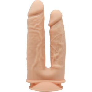 SILEXD - MODEL 1 REALISTIC PENIS DOUBLE PENETRATION VIBRATOR PREMIUM SILEXPAN SILICONE REMOTE CONTROL 17.5 / 19.5 CM