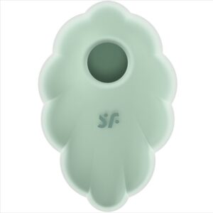 SATISFYER - CLOUD DANCER GREEN AIR PULSE VIBRATOR