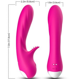 ARMONY - ROMANCE VIBRATOR WITH STIMULATOR FUCHSIA