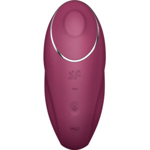 SATISFYER - TAP & CLIMAX 1 LAY-ON VIBRATOR RED