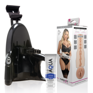 FLESHLIGHT - MIA MALKOVA VAGINA LVL UP + UNIVERSAL LAUNCH + AQUA QUALITY LUBRICANT 50 ML