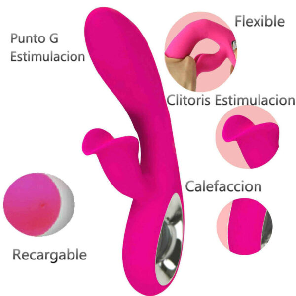 ARMONY - DARO VIBRATOR & PULL RING STIMULATOR FUCHSIA