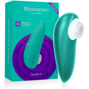 WOMANIZER - STARLET 3 CLITORAL STIMULATOR TURQUOISE