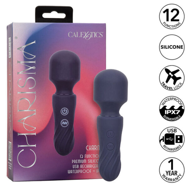 CALEXOTICS - CHARISMA CHARM MASSAGER 12 FUNCTIONS PURPLE