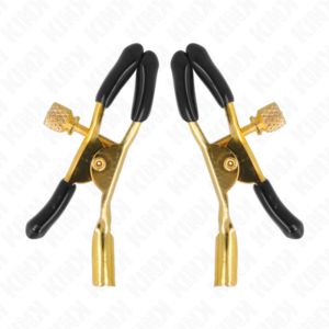 KINK - GOLD NIPPLE CLAMPS 6 CM