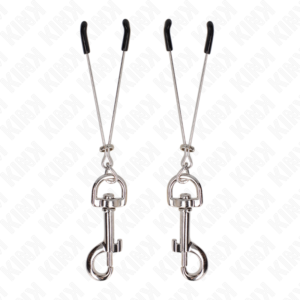 KINK - THIN HOOK NIPPLE CLAMP SILVER 7 CM