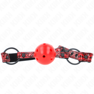 KINK - DIAMOND PATTERN BALL 4.5 CM GAG MODEL 1 64.5 CM ADJUSTABLE 42-60 CM