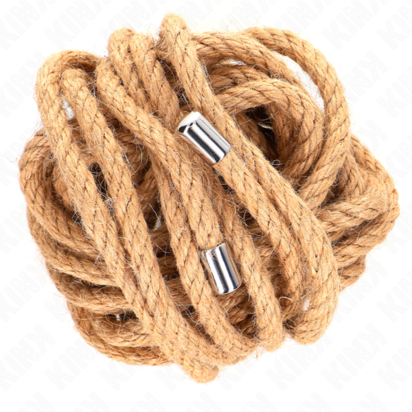 KINK - HEMP ROPE WITH METAL HEAD 5 METER