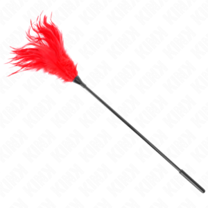 KINK - MULTIPLE RED TICKLE FEATHERS 45 CM