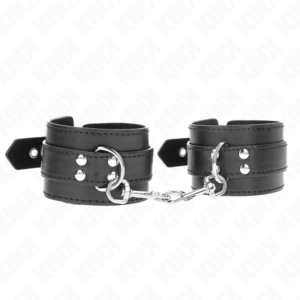 KINK - WRIST RESTRAINTS WITH STUDS 35 X 6 CM