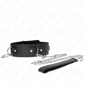 KINK - NECKLACE WITH LEASH 65 CM 3 RING MODEL 2 ADJUSTABLE 36-43 CM X 5 CM