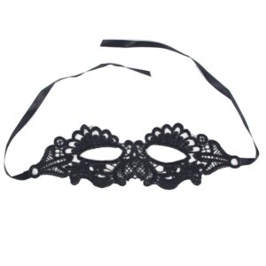 QUEEN LINGERIE - BLACK MASK ONE SIZE